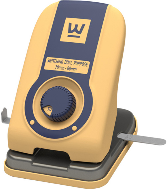 화신 프리미엄 스마트 2공 겸용 펀치 P102 70/80mm, 혼합색상, 1개