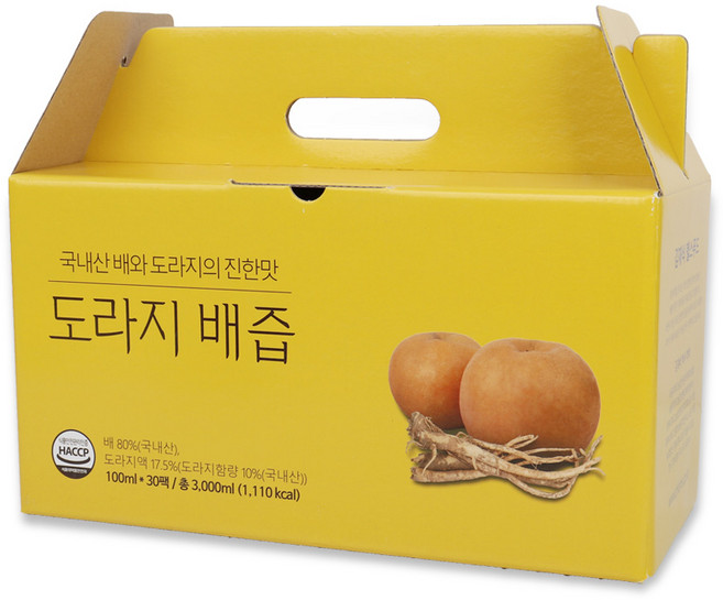 김재식헬스푸드 도라지 배즙, 100ml, 30개