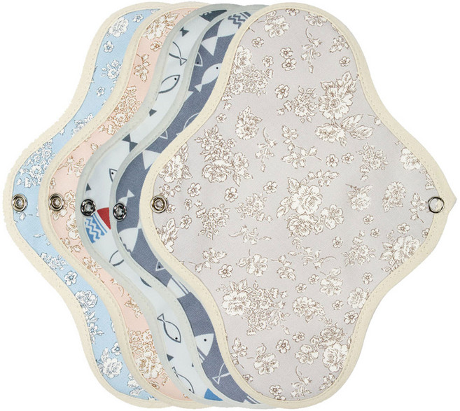 위즐리 면생리대 색상골고루, 중형, 1개입, 5개