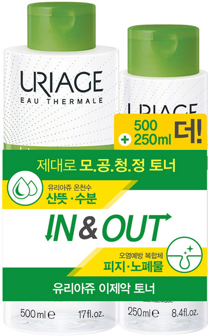 유리아쥬 이제악 토너 500ml + 250ml 세트, 1세트