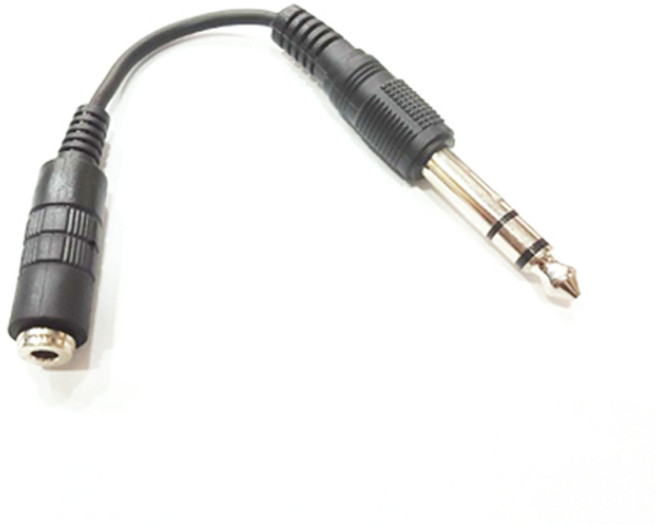 4극 6.3mm 피아노 앰프 케이블 변환 젠더