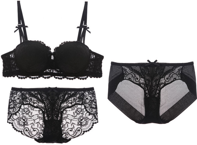 글램공감 밀러 와이어 브라 + 팬티 2종 세트