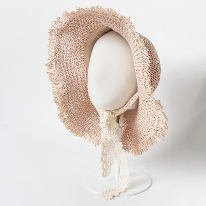 베이비블리 아동용 레이스끈 밀짚모자