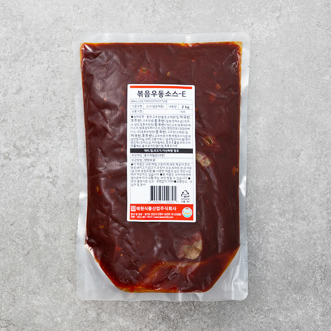 볶음우동소스, 2kg, 1개