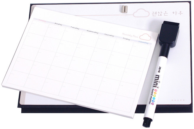 PANDAMONG 桌上型月間行事曆迷你白板組