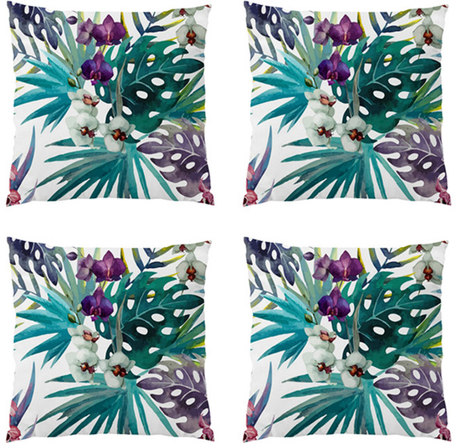 블럭마트 트로피칼 쿠션커버 4p