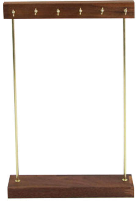 더플로우컴퍼니 엔틱 악세사리 우드 진열대 목걸이A, 1개