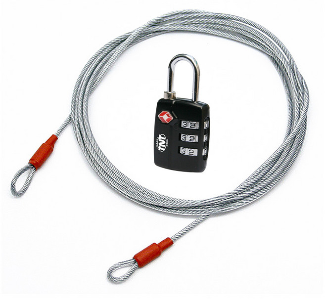 티엔티트래블기어 TSA자물쇠 앤 케이블 세트