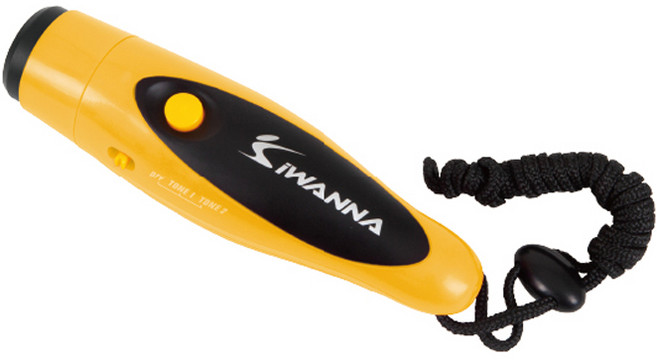 아이워너 전자호루라기 KS-828 건전지포함, 옐로우, 1개