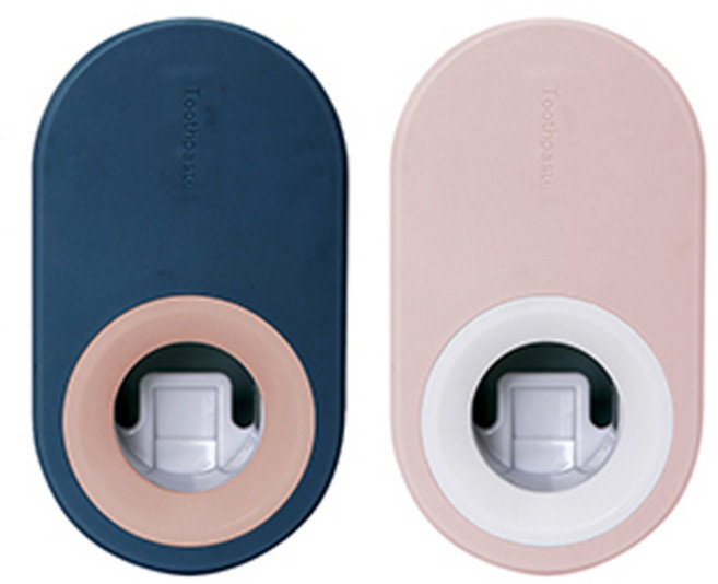 블럭마트 자동 치약디스펜서 치약짜개, 랜덤발송, 2개