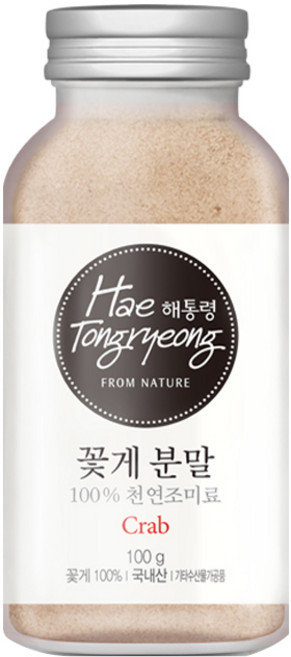 해통령 꽃게 분말, 100g, 1개
