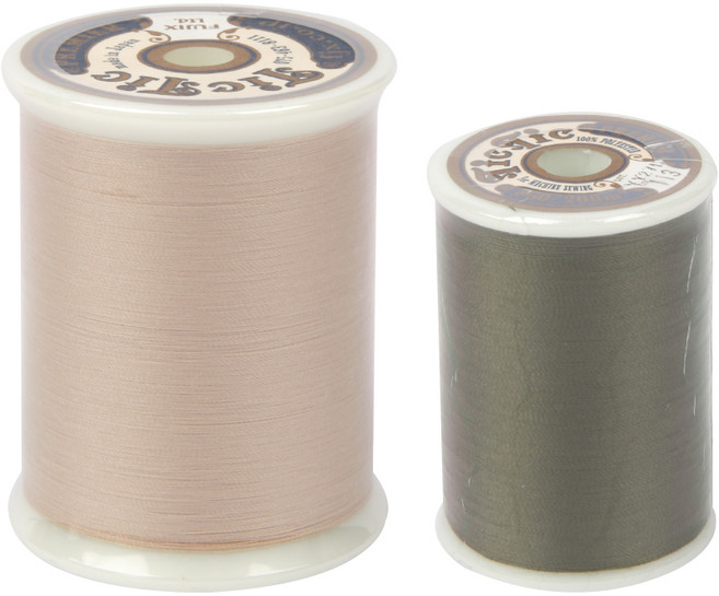 후직스 틱틱 프리미어 인형전용 재봉실 1000m + 20m, 1000m(베이지), 20m(진올리브), 1개