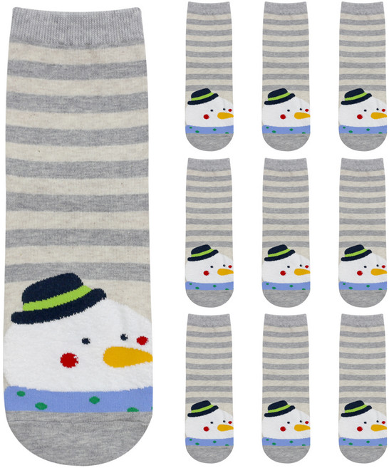 투투삭스 여성용 겨울 목도리 양말 10켤레