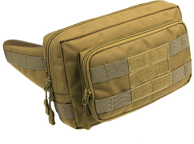 스페이버 택티컬 어반 웨이스트 백, 코요테, 1개