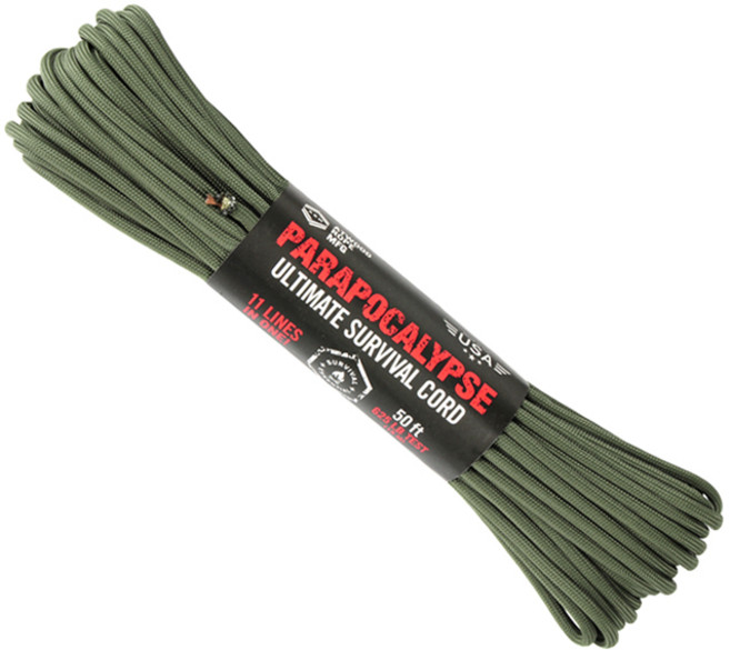 ATWOOD ROPE MFG 戶外萬用繩, 軍綠色
