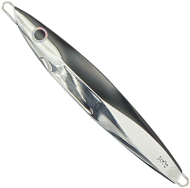 로얄피쉬 크롬 메탈지그 멸치타입 루어, 실버, 300g