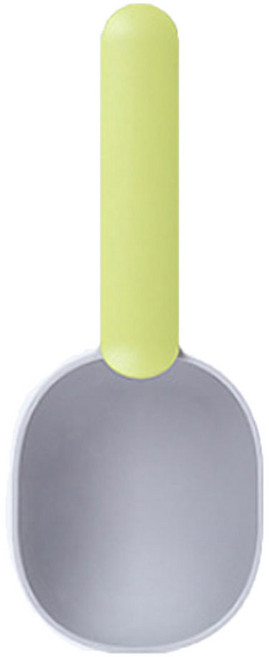 반려동물 투톤컬러 사료 스쿱, 라임, 1개