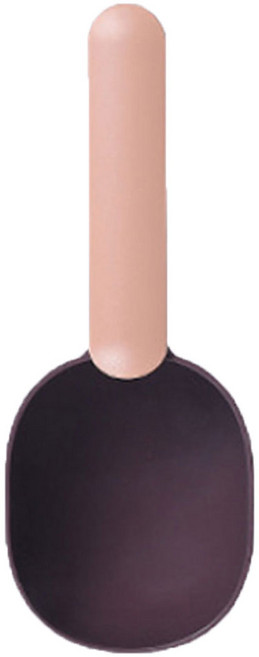 반려동물 투톤컬러 사료 스쿱, 브라운, 1개