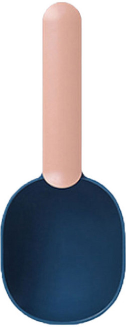 반려동물 투톤컬러 사료 스쿱, 네이비, 1개