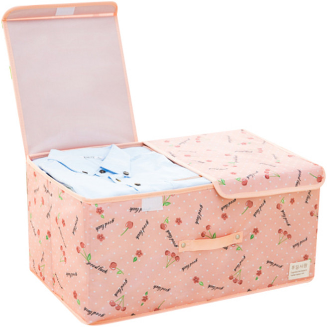 마켓피오 정리의 달인 더블커버 의류 보관함, 타입1, 1개