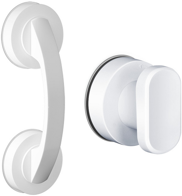 디허브 진공흡착 도어핸들 세트, 1세트