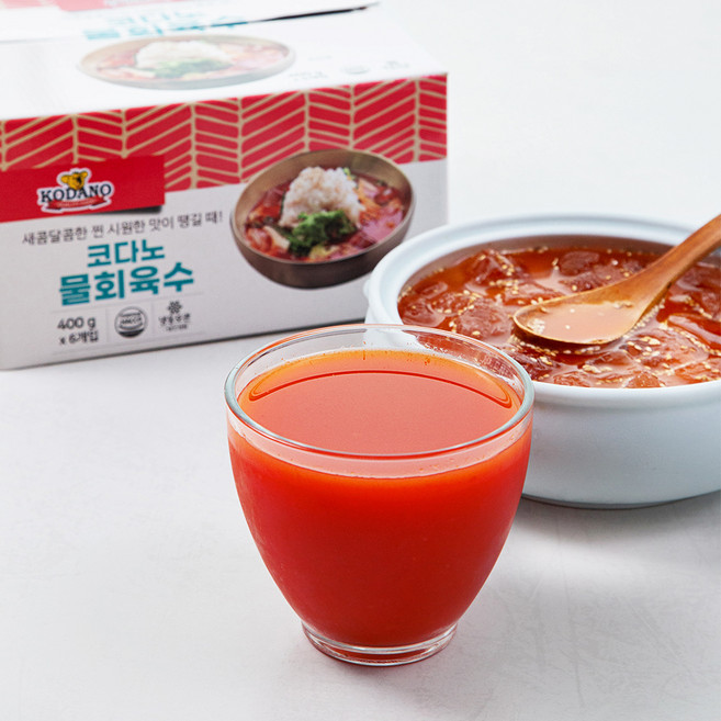 코다노 물회 육수 (냉동), 400g, 6개입, 1개