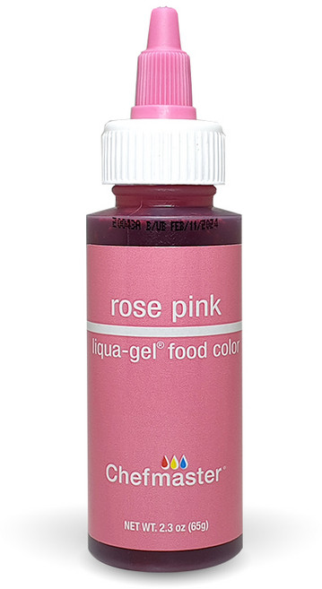 셰프마스터 리쿠아젤 식용색소 로즈 핑크, 65g, 1개