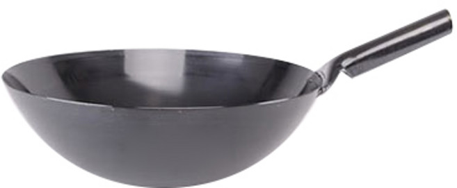 한국 철 코팅 북경팬 쇠손잡이, 36cm, 1개