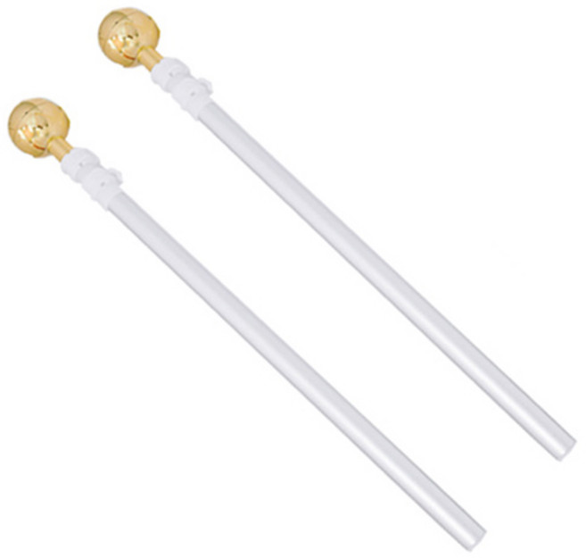 Livingda Taegeukgi 旗桿 3 級（鋁）2 件, 混色, 2個