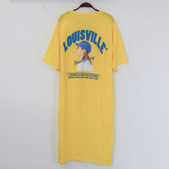 글램공감 여성용 통기성 루이빌 페이스 원피스 잠옷