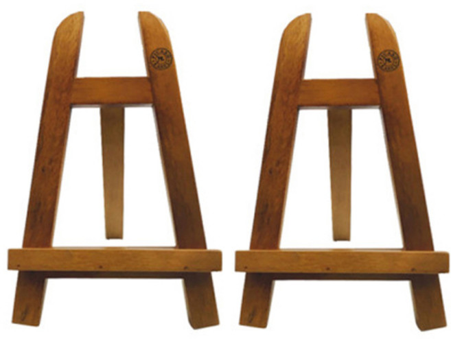 원목 나무 전시용 다용도 이젤 미니 소형 30cm 2p, 2개