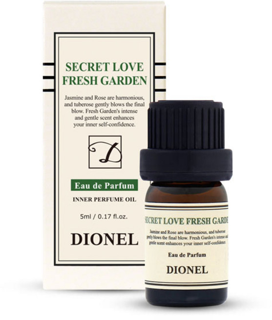 DIONEL 女性私密處香氛油 清新花園香, 1瓶, 5ml