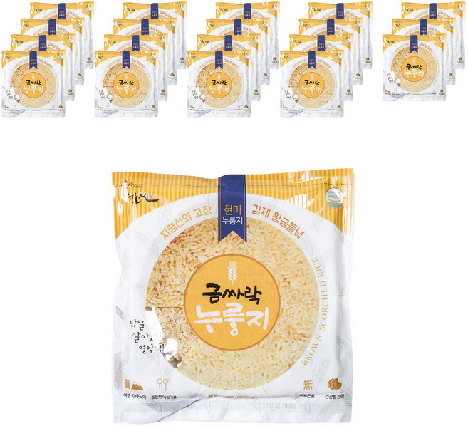 금싸락누룽지 현미누룽지, 150g