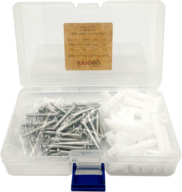 이노공구 칼블럭 화이트 + 일반나사 세트, 1세트