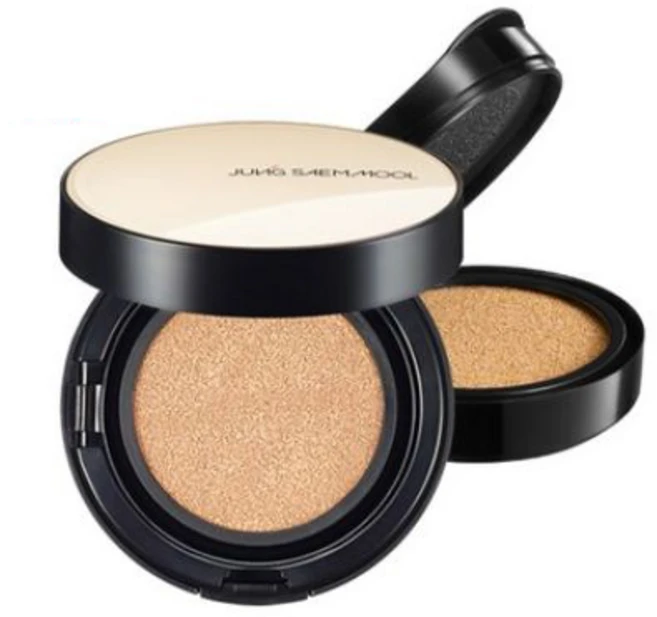 정샘물 에센셜 스킨 누더 쿠션 파운데이션 14g + 리필 쿠션 14g 세트, 페어라이트, 1개 - 쿠팡