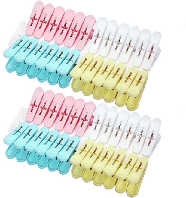 OON 미니 빨래집게 48p세트, 4종 혼합, 1개