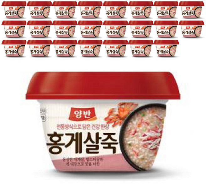 동원 양반 홍게살죽, 287g, 24개