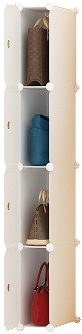 가팡 틈새 가방 신발 수납장 A, 4단