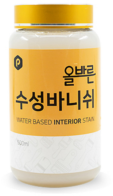 페인트인포 올바른 수성 바니쉬 500ml 유광, 1개