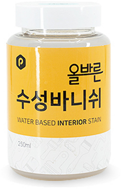 페인트인포 올바른 수성 바니쉬 유광 250ml, 1개