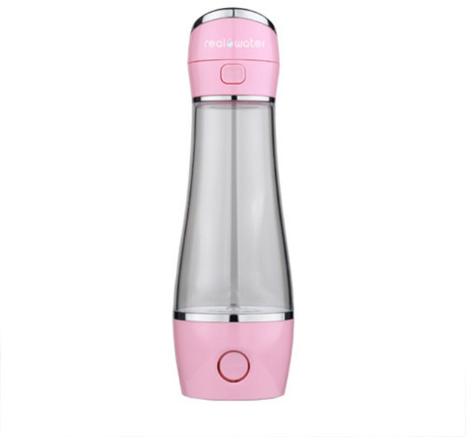 리얼워터 지능형 고농도 수소수 텀블러 + 파우치 + 구연산, P201910(핑크)