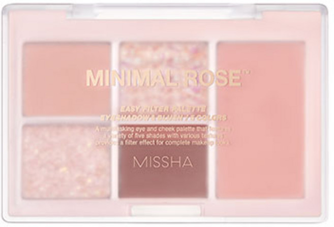 미샤 이지 필터 섀도우 팔레트 8.5g, 1개, 2호 미니멀 로즈