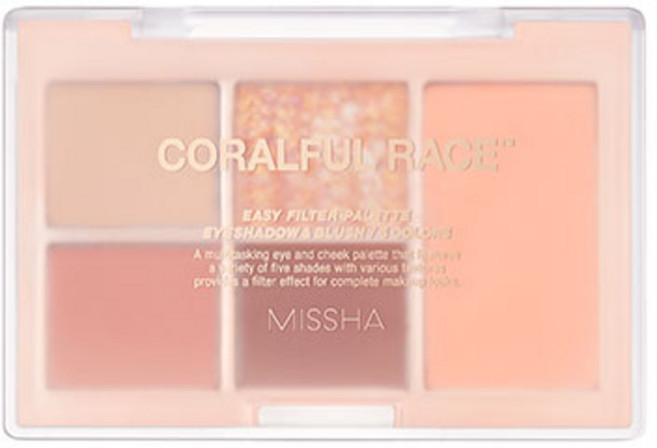 미샤 이지 필터 섀도우 팔레트 8.5g, 1개, 3호 코랄풀 레이스