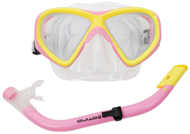 아티나 아동 스노클링 세트 ASS-K201, 핑크