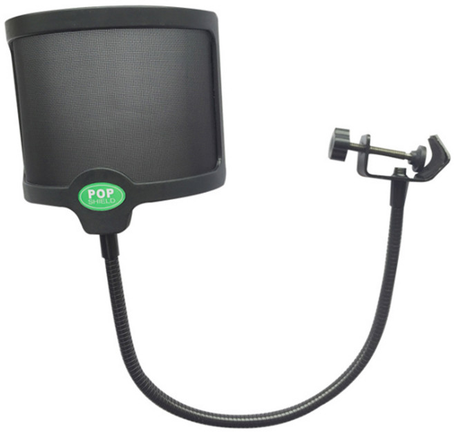 반원형 고급형 마이크 메탈 팝 필터, AN034