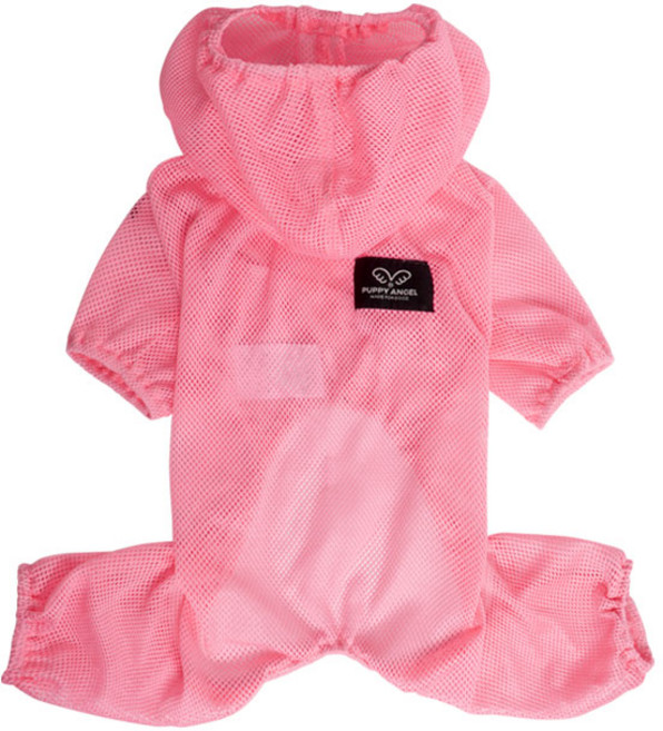 퍼피엔젤 MAGAGIO 메쉬 강아지 커버롤 PA-OR184, 511 PINK, 1개