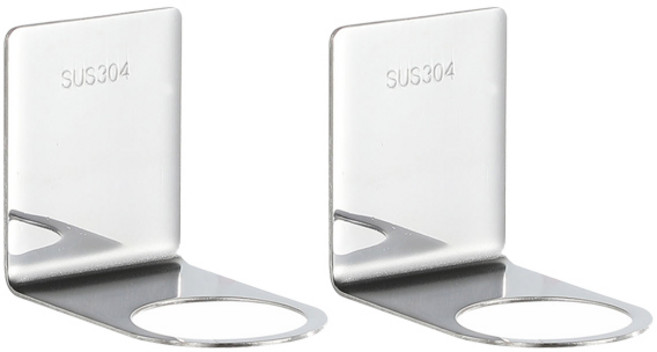304 스텐레스 샴푸홀더, 실버, 2개