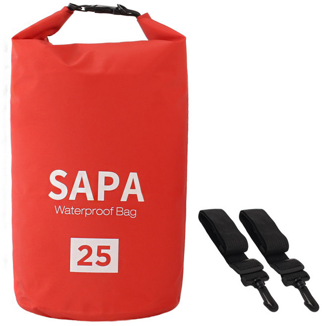 싸파 드라이백 25L, 레드