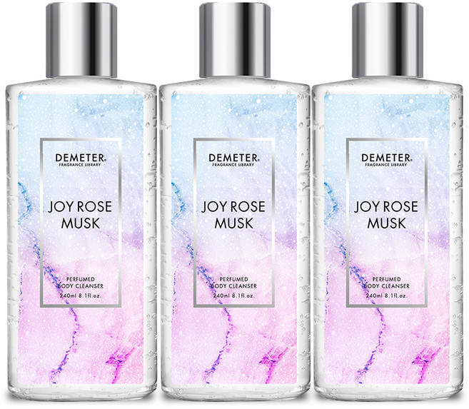 DEMETER 香氛沐浴露 玫瑰麝香味, 240ml, 3個