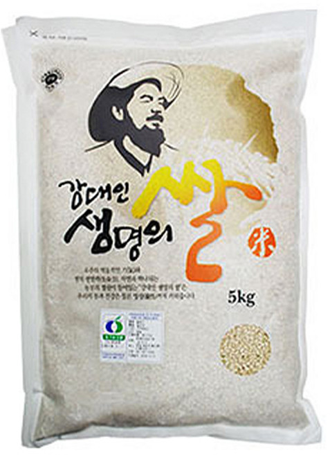 강대인생명의쌀 유기농 현미, 5kg, 1개